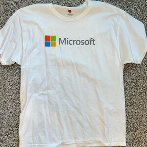 Microsoft graphic tee shirt